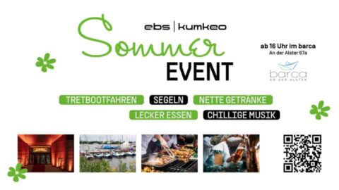Plakat EBS Kumkeo Sommer-Event an der Alster