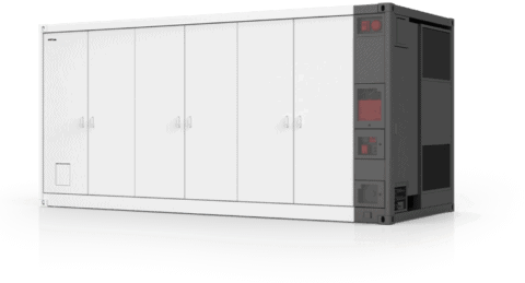 Large industrial control cabinet with ventilation unit