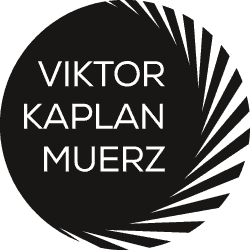 Logo mit Schriftzug Viktor Kaplan Muerz